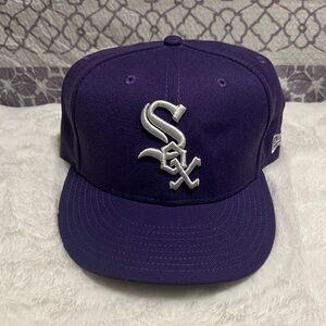 New Era Purple white Sox hat